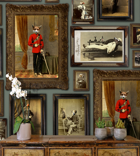 Colonel Fox (and friends) at the Gentleman's Club Green