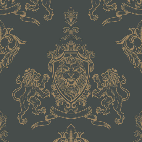 Lionheart Wallpaper Green