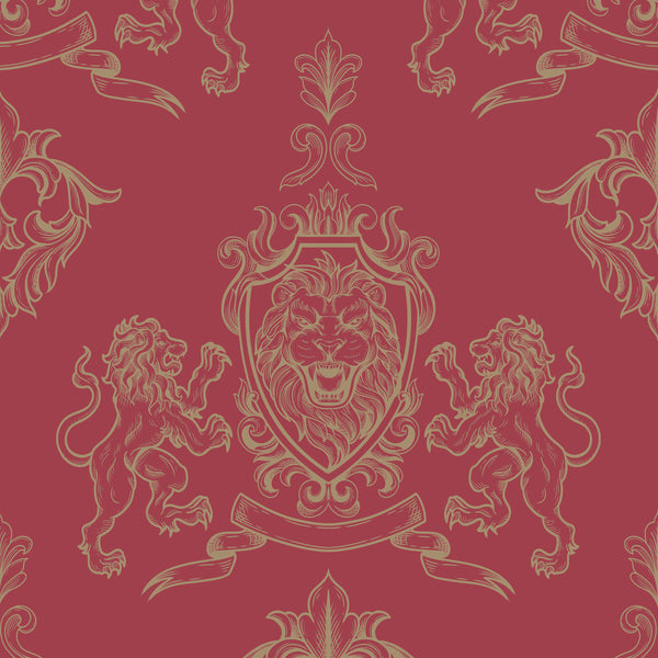 Lionheart Wallpaper Red