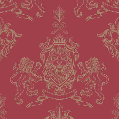 Lionheart Wallpaper Red