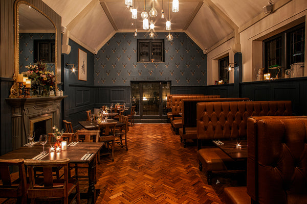 Stag Print Wallpaper Teal