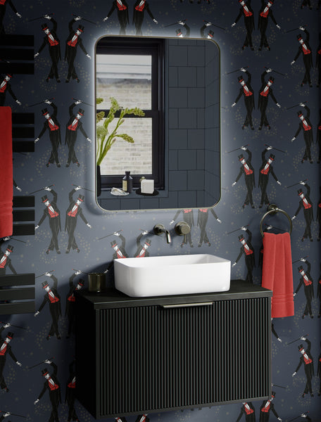 Showboys Wallpaper Black & Red