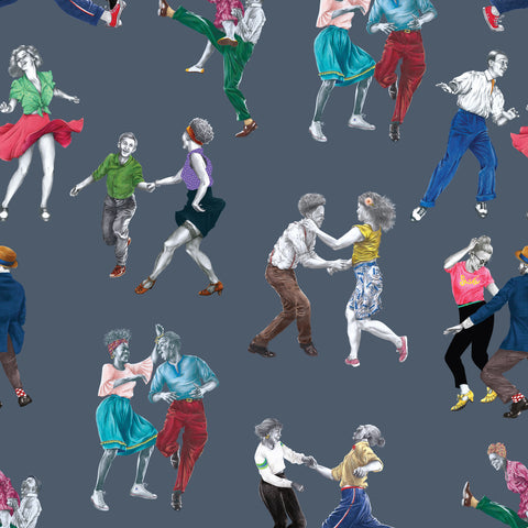 Swing Time Wallpaper Blue