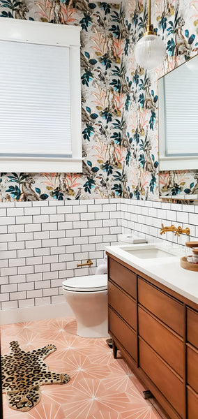 Cheetah Wallpaper Taupe