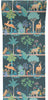 Exotic Fresco Wallpaper Teal