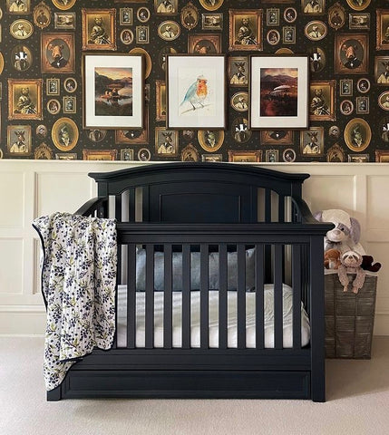 Portrait Gallery Wallpaper Navy