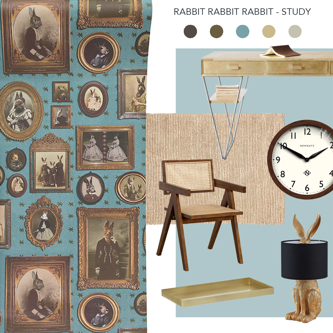 Rabbit Rabbit Rabbit Wallpaper | Graduate Collection