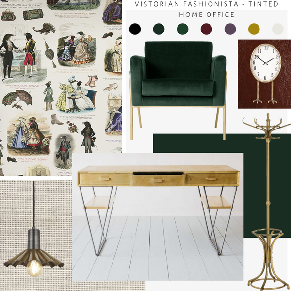 Visitorian Fashionista Wallpaper Tinted