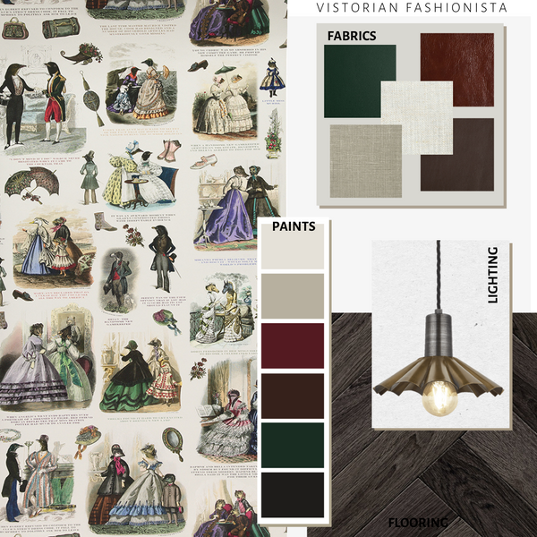 Visitorian Fashionista Wallpaper Tinted