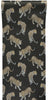 Leopard Wallpaper in Charcoal